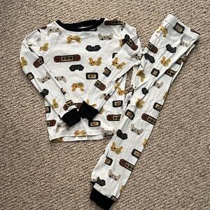 Carter's White Pajama Set with Playful Print